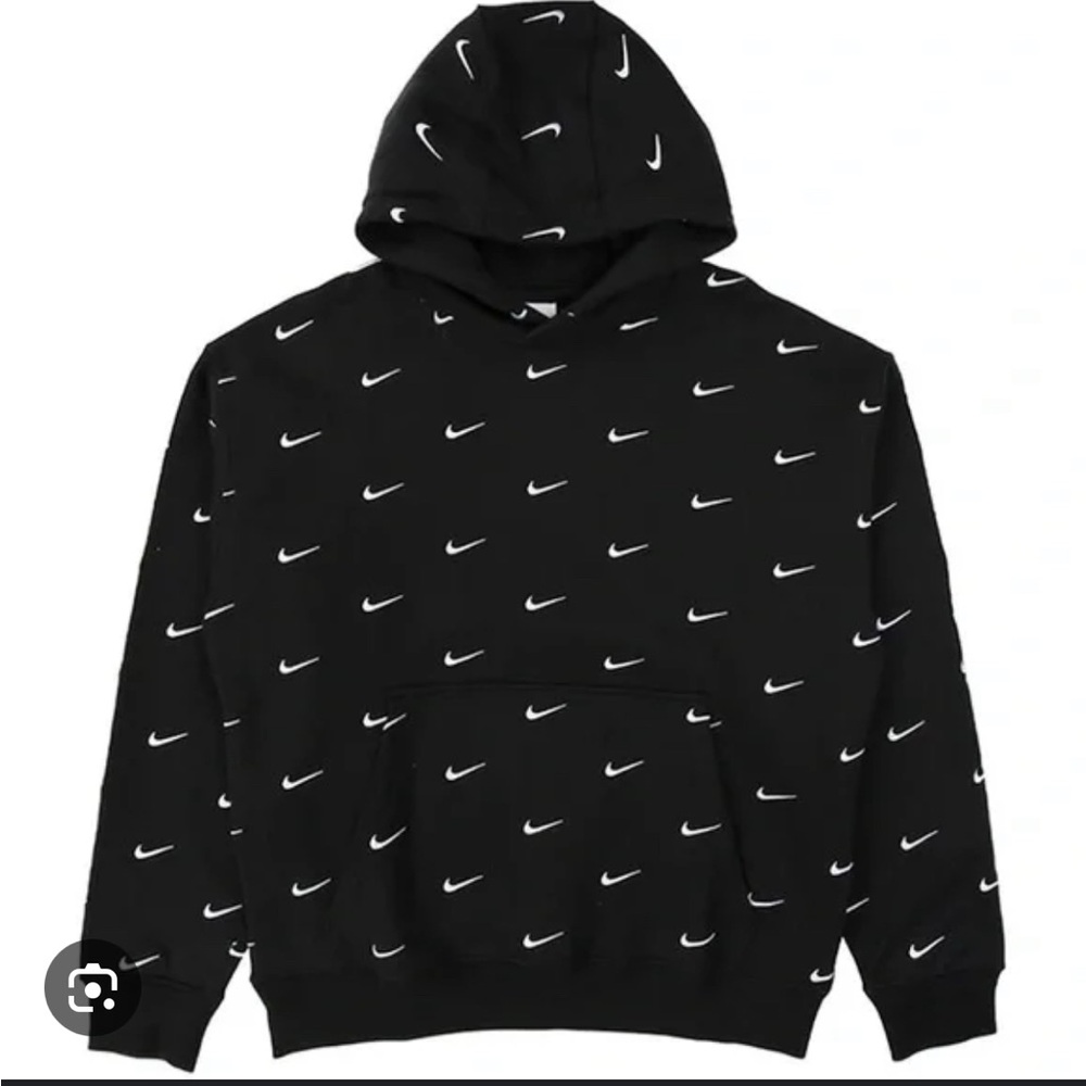 Nike Men's All Over Swoosh Logo Hoodie